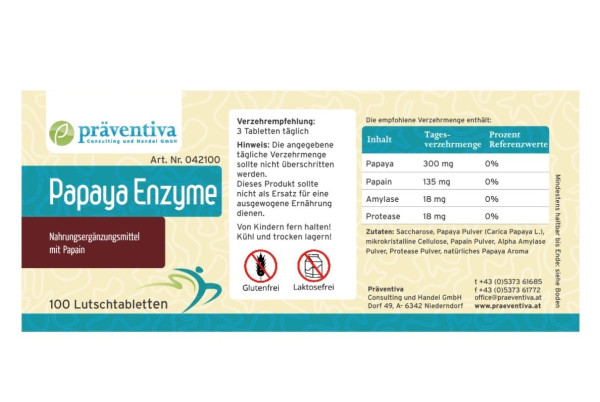 Papaya Enzyme (100)